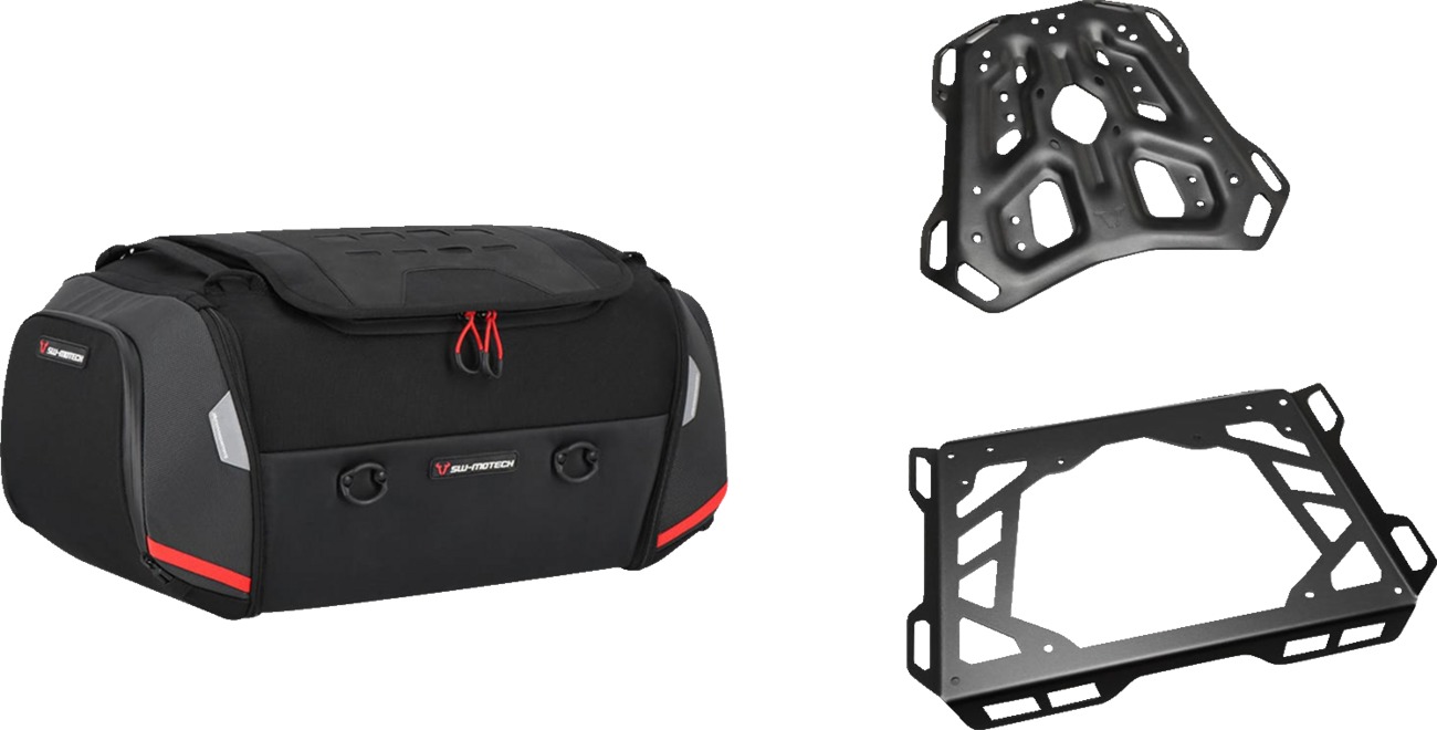 SW-MOTECH Rackpack Tail Bag System For Kawasaki Versys 650 - Complete Tail bag system - Click Image to Close