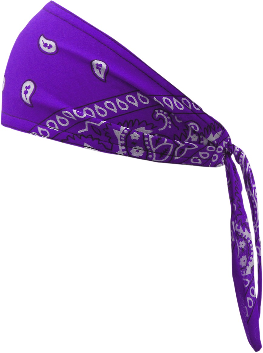 Old School Bandannas - Old School Bandana Pur Paisley - Click Image to Close