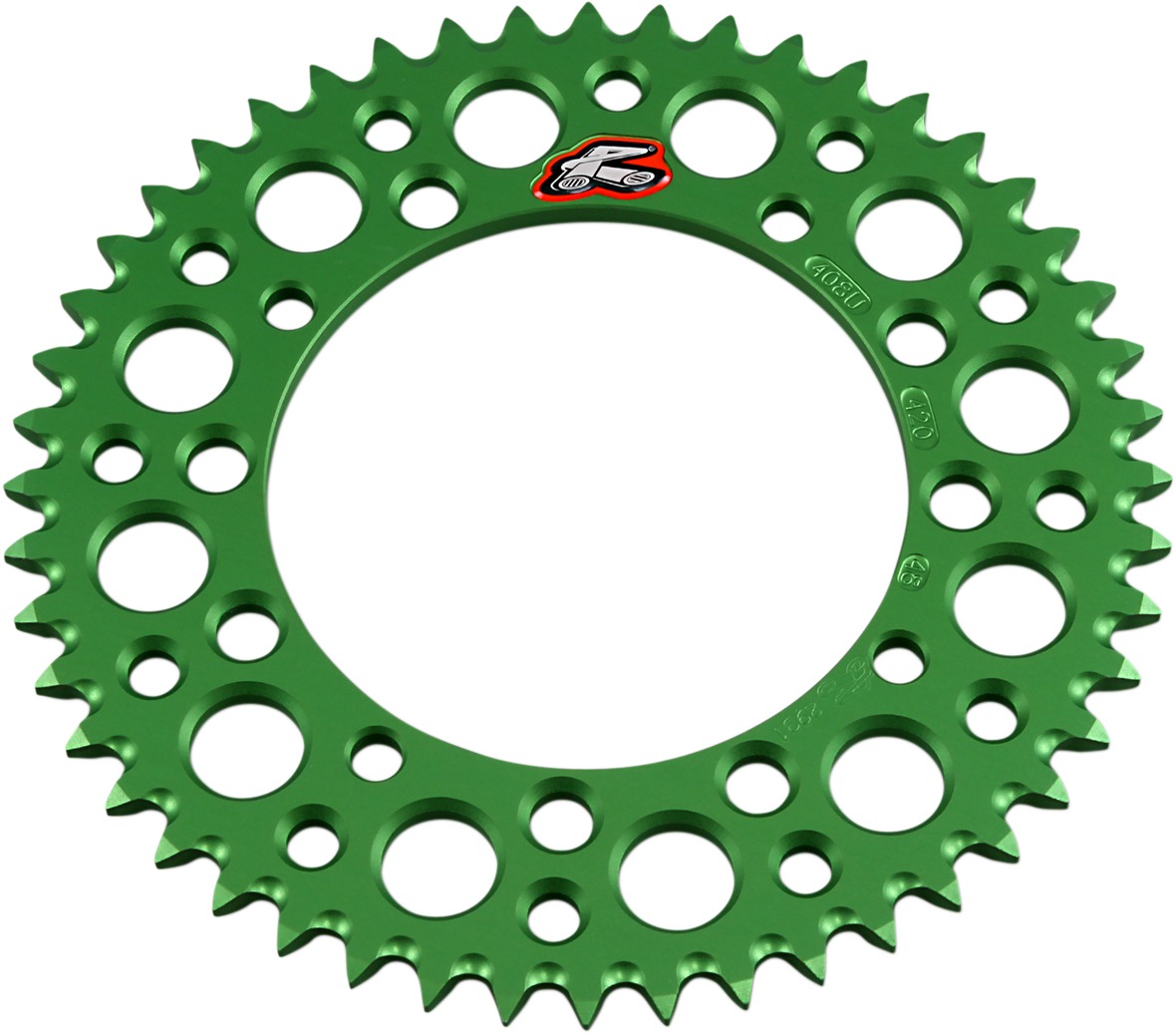 420 48T Sprocket Green - For 00-20 Kawasaki KX65 - Click Image to Close