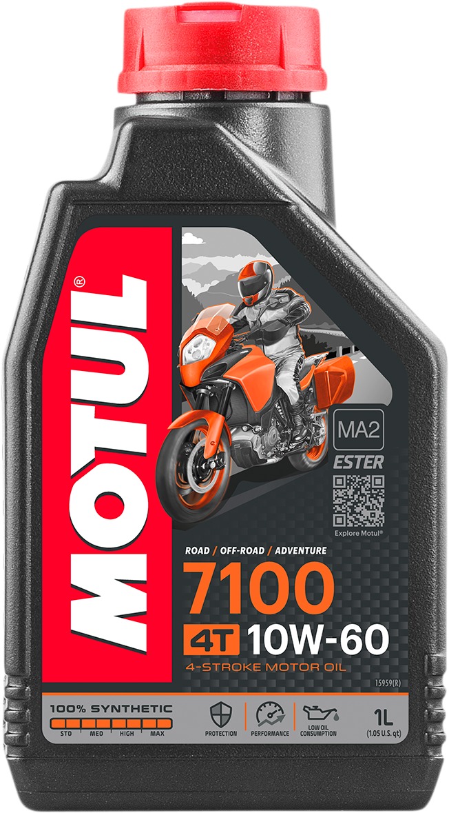 7100 4T Synthetic Oil - 7100 10W60 4T 12X1L - Click Image to Close