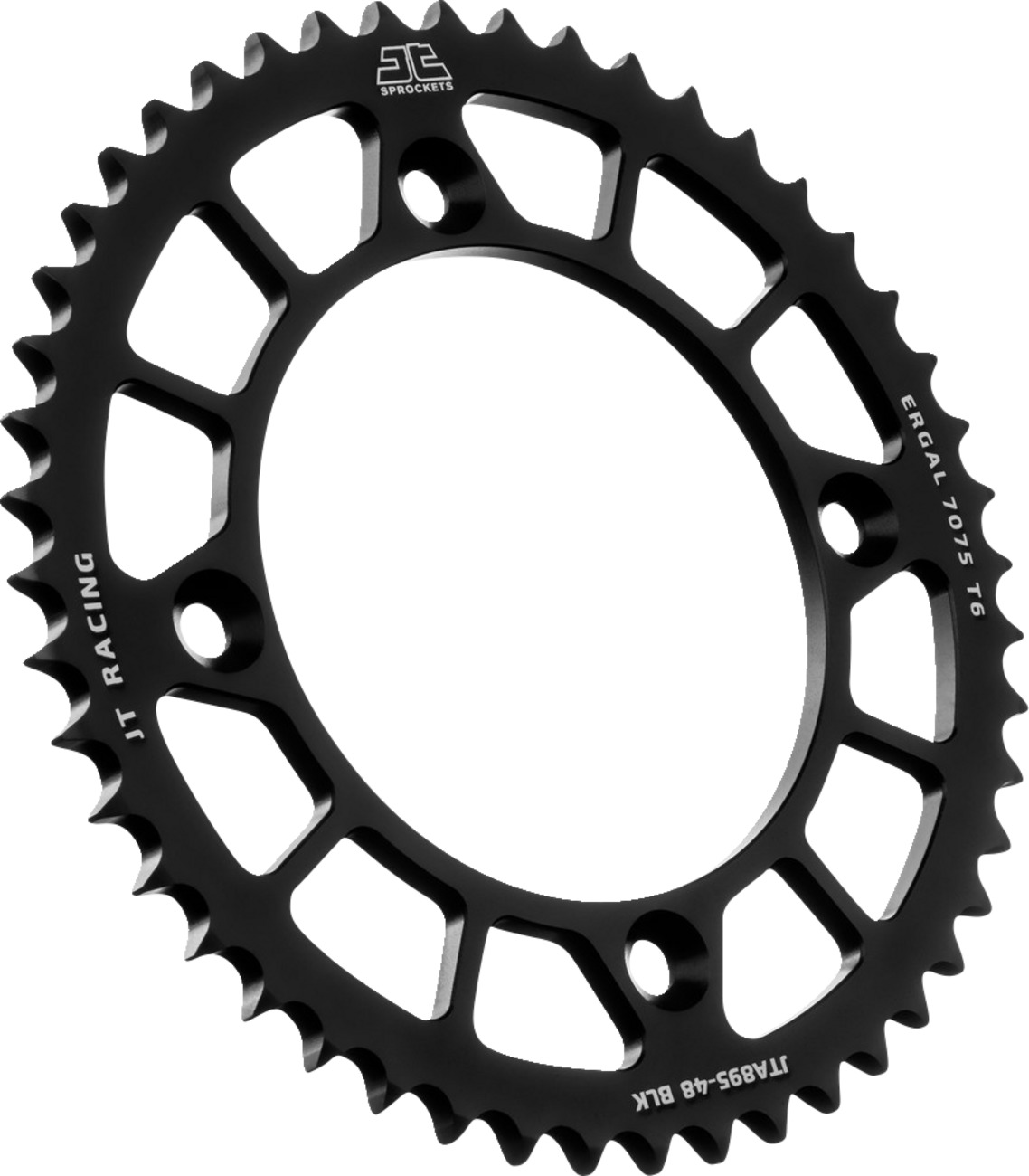 Black Aluminum Rear Sprocket - 48 Teeth 428 Pitch - Click Image to Close