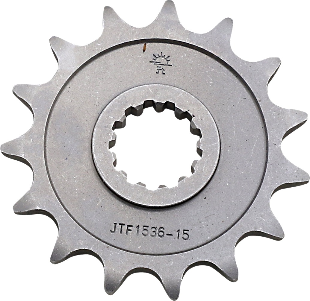 Front Steel Countershaft Sprocket - 15 Tooth 520 - Click Image to Close