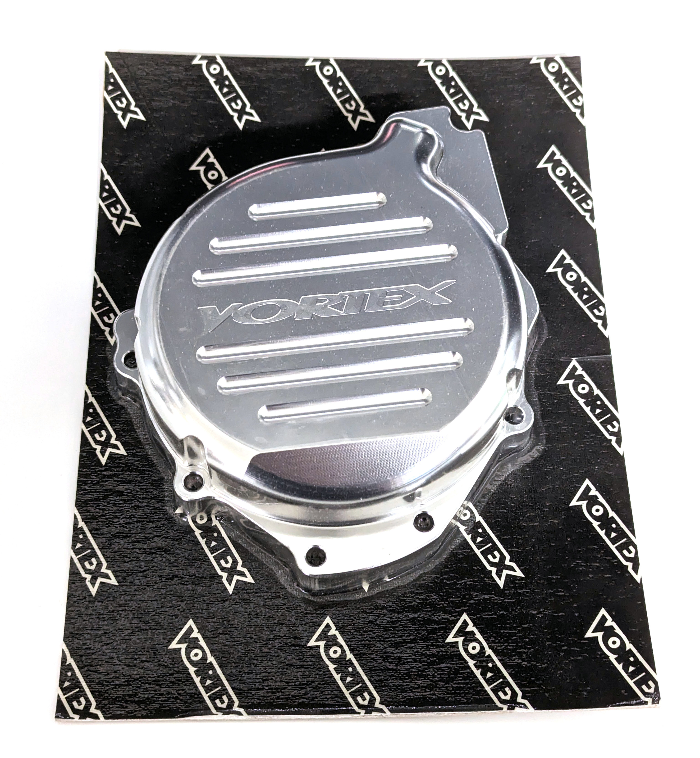 Silver Stator / Magneto Cover - Large Left Engine Case Cover - For 99-20 Suzuki GSX1300R Hayabusa - Click Image to Close