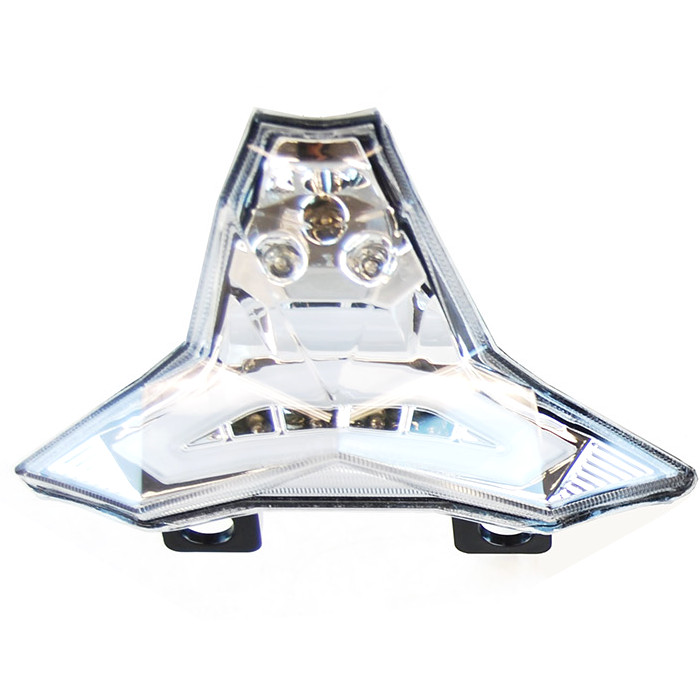 Clear Integrated Tail Light w/ Diffuser - For 16-17 Kawasaki ZX10R - Click Image to Close