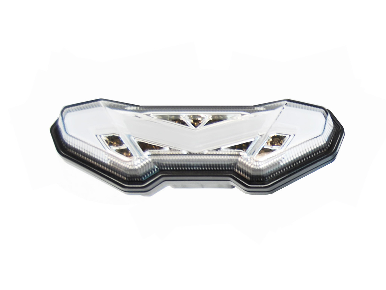 Clear Integrated Tail Light w/ Diffuser - For 14-16 Yamaha FZ-09 - Click Image to Close