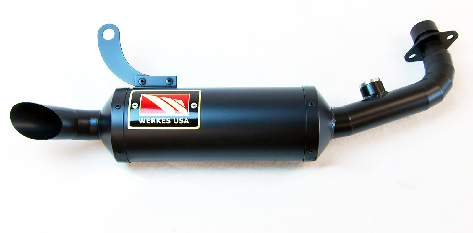 Black Velvet GP Full Exhaust - For 17-23 Kawasaki Z125 Pro - Click Image to Close