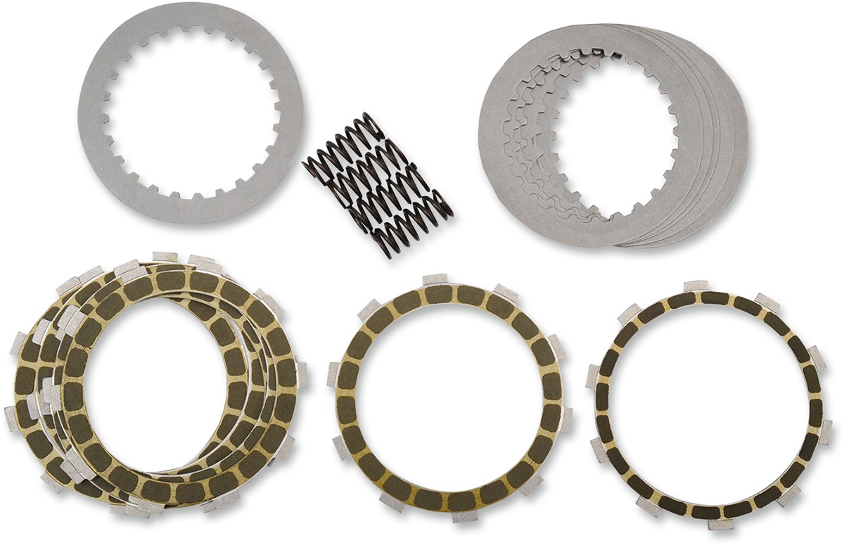 Complete Clutch Kit w/ Aramid Frictions, Steels, & Springs - For 91-07 Honda VT600C Shadow VLX & Deluxe - Click Image to Close