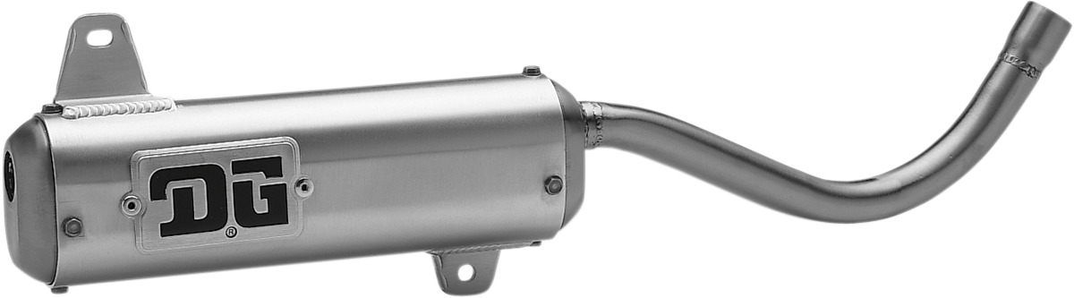 Oval Slip On Exhaust Silencer - For 88-06 Yamaha Blaster - Click Image to Close