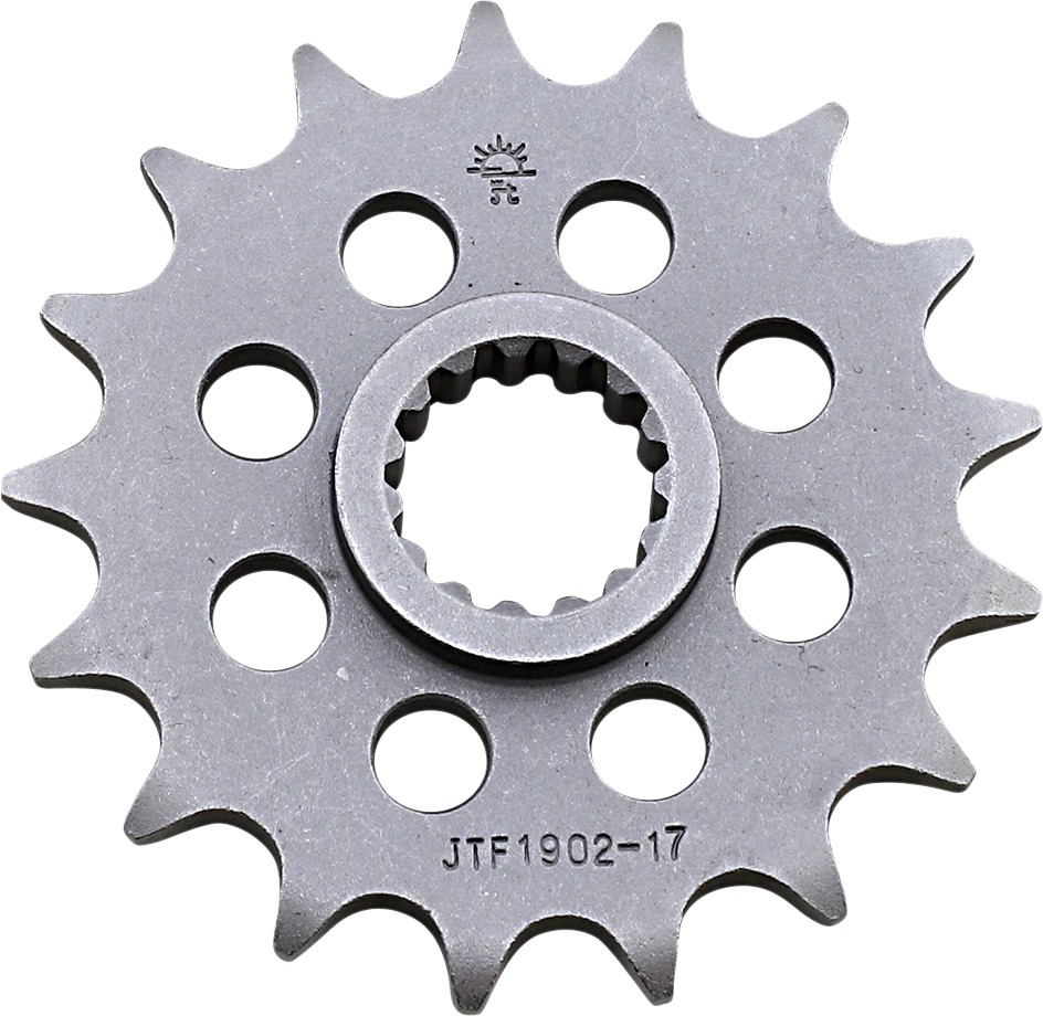 Front Steel Countershaft Sprocket - 17 Tooth 520 - Click Image to Close