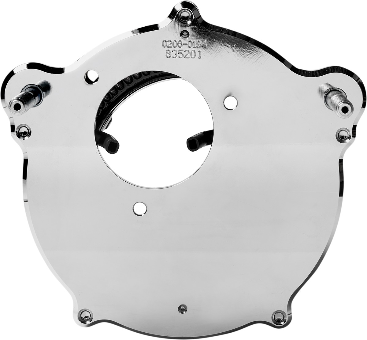 Vision Air Cleaner (W/ Bezel) - Chrome - Click Image to Close