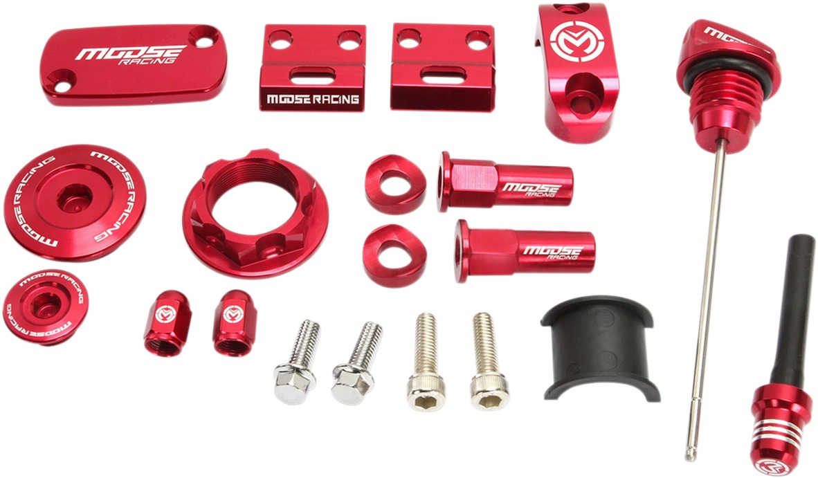 Red Bling Pack - For 03-16 Honda CRF230F - Click Image to Close