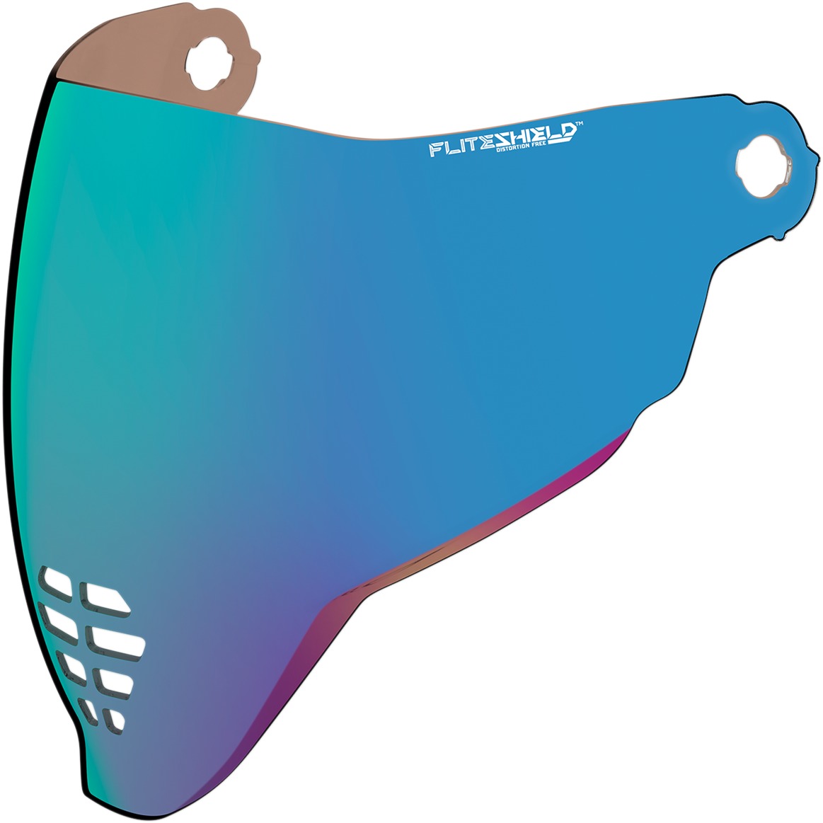 Airflite Anti-Fog Mirrored Shield Visor in Blue - Click Image to Close