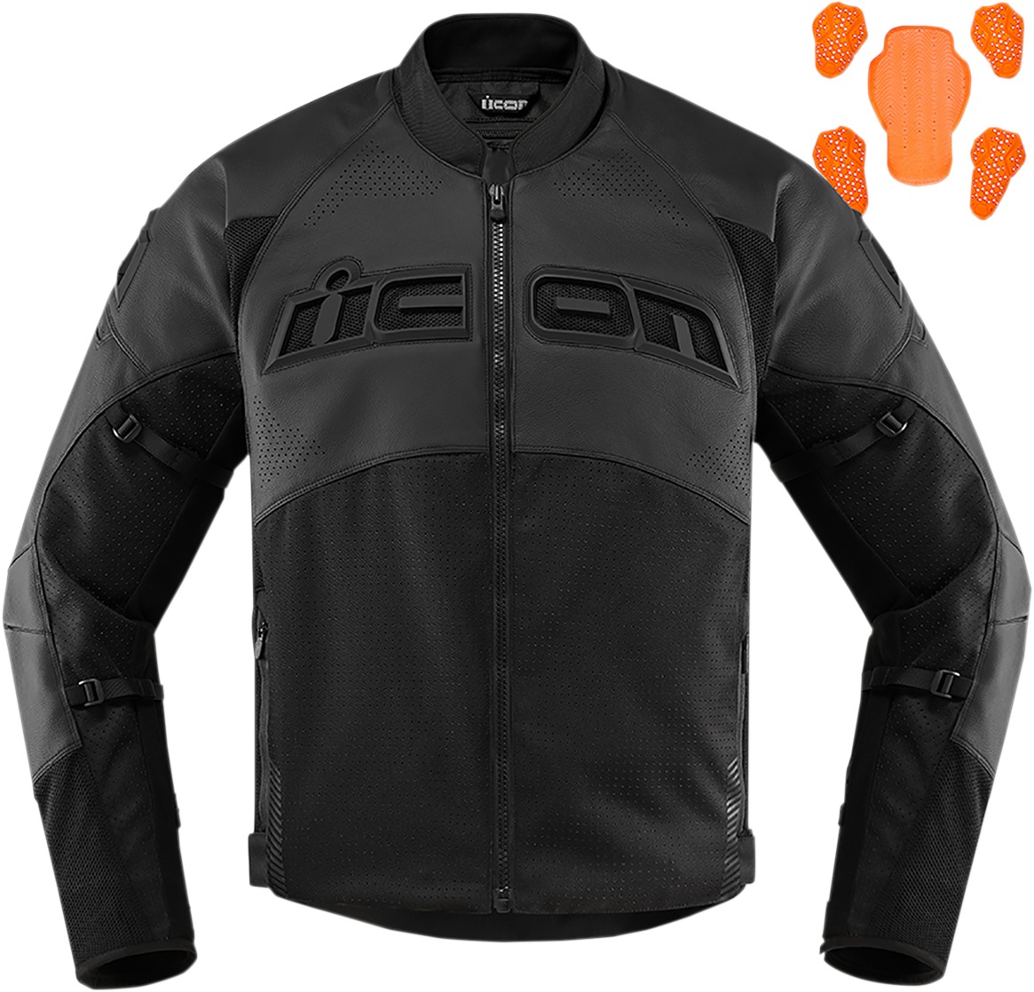 Contra 2 Stealth Leather Riding Jacket Black Small - Click Image to Close