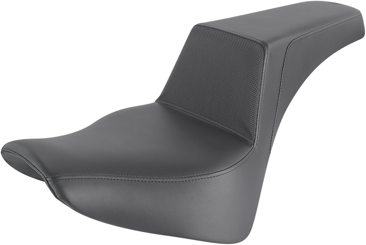 Step-Up Gripper 2-Up Seat - Black - For 18-20 Harley FLDE FLHC FLSL - Click Image to Close