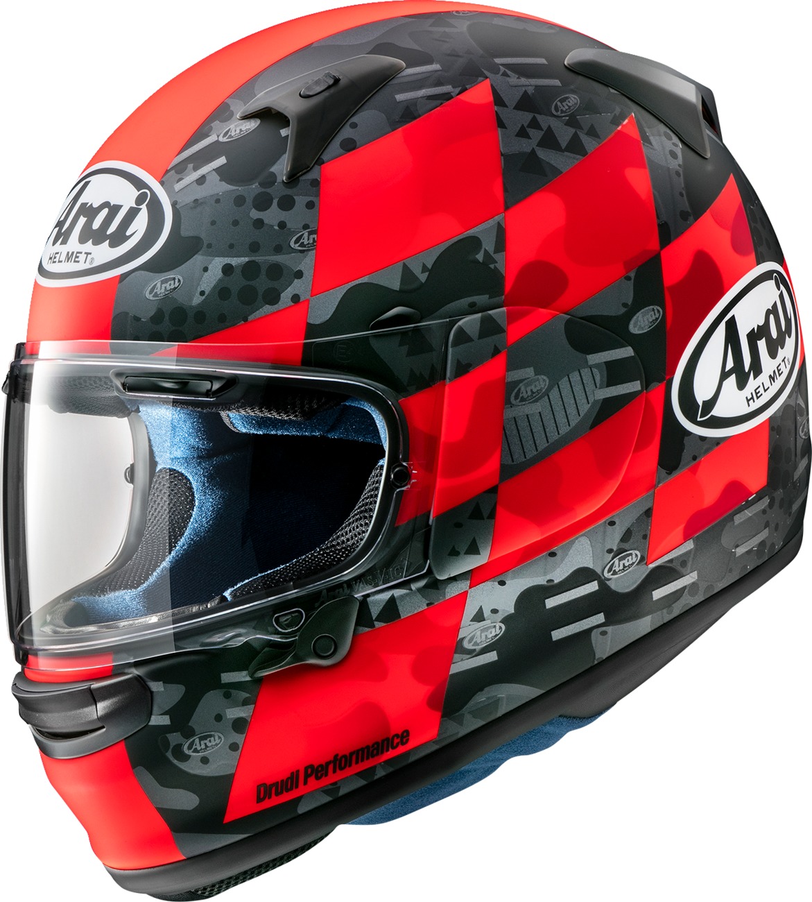 Arai Regent-X Patch Helmet Red Frost XS - Full face helmet with advanced safety features - Click Image to Close