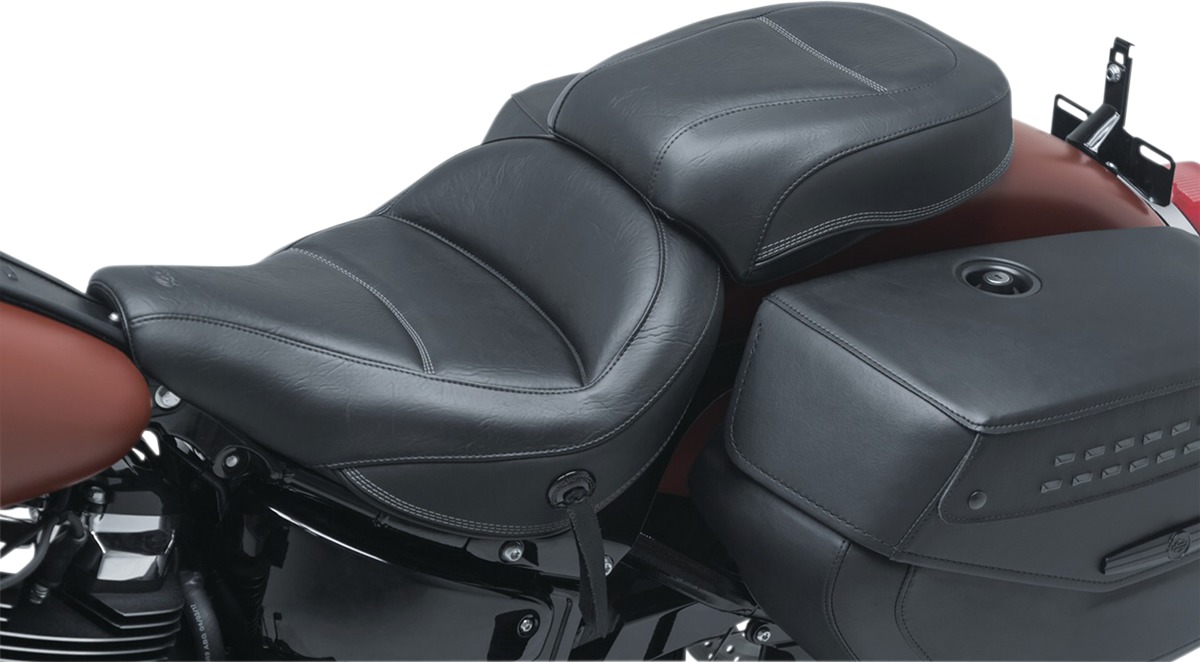 Standard Touring Seats For Softails - Std Touring Pssngr Seat - Click Image to Close