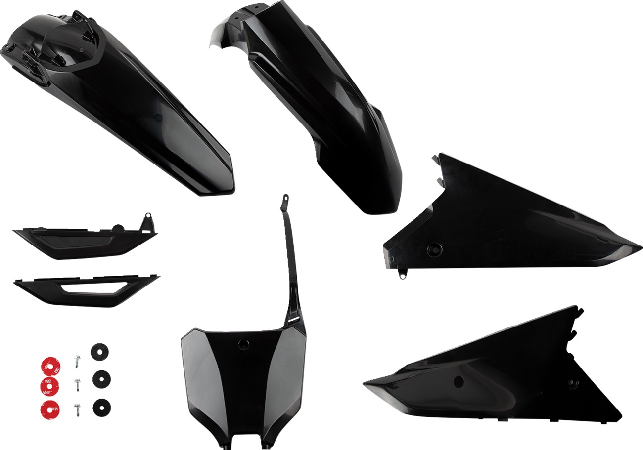 Complete Kits for Honda - Honda Plastic Kit Blk - Click Image to Close