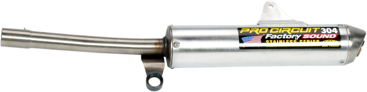 304 Aluminum Slip On Exhaust Silencer - For 93-98 Suzuki RMX250 - Click Image to Close