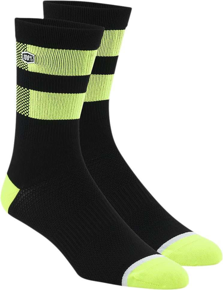 Men's Flow Socks - Flow Socks Blkfloyel Lg/Xl - Click Image to Close