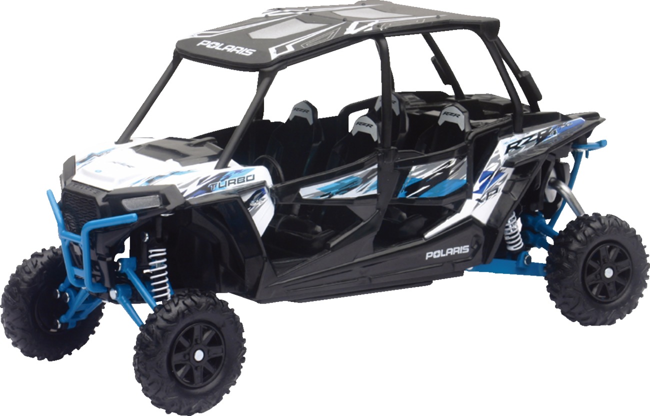 1:18 Scale UTV - Polaris Rzr Xp4 Turbo Wht - Click Image to Close