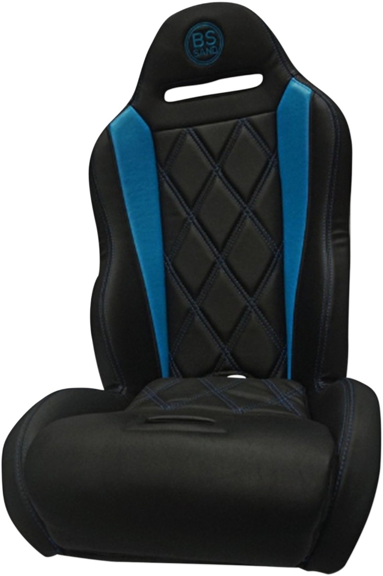 Performance Diamond Solo Seat Black/Blue - For Maverick X3 Turbo R - Click Image to Close