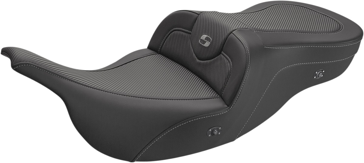 Seat Roadsofa CF Heated - For 97-07 HD Electra/Road Glide - Click Image to Close