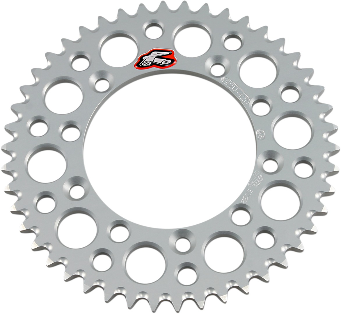 98-02 KTM 65 SX Rear Sprocket Grooved- Silver 420-46 Teeth - Click Image to Close