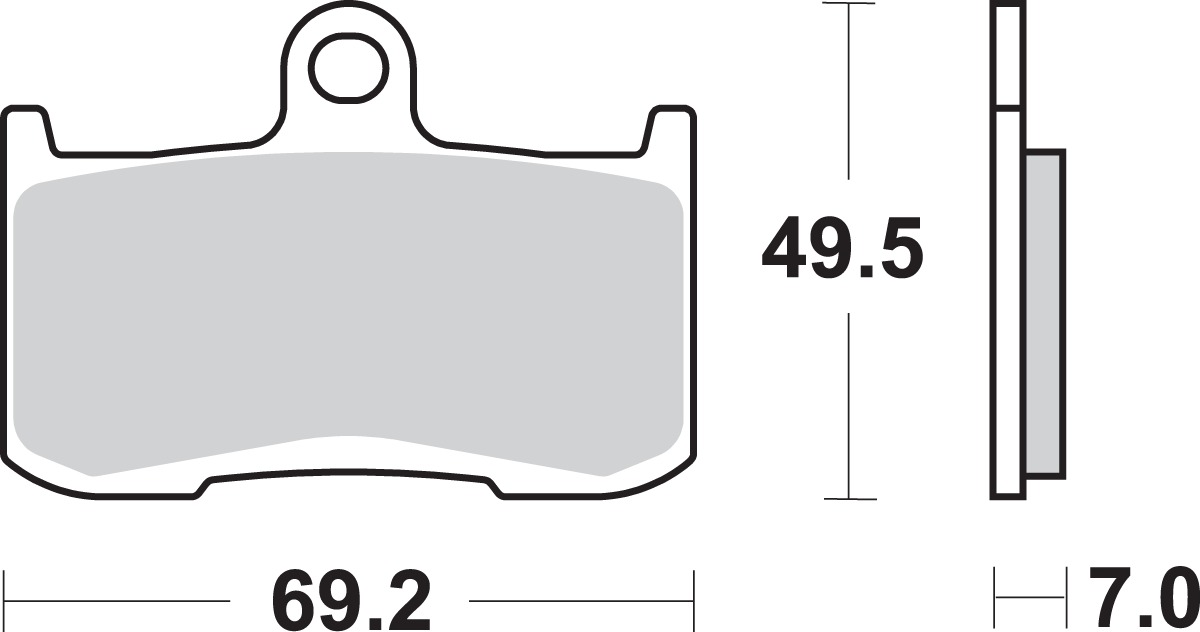 Sintered Brake Pads - 782Hs Sint Brake Pads Sbs - Click Image to Close