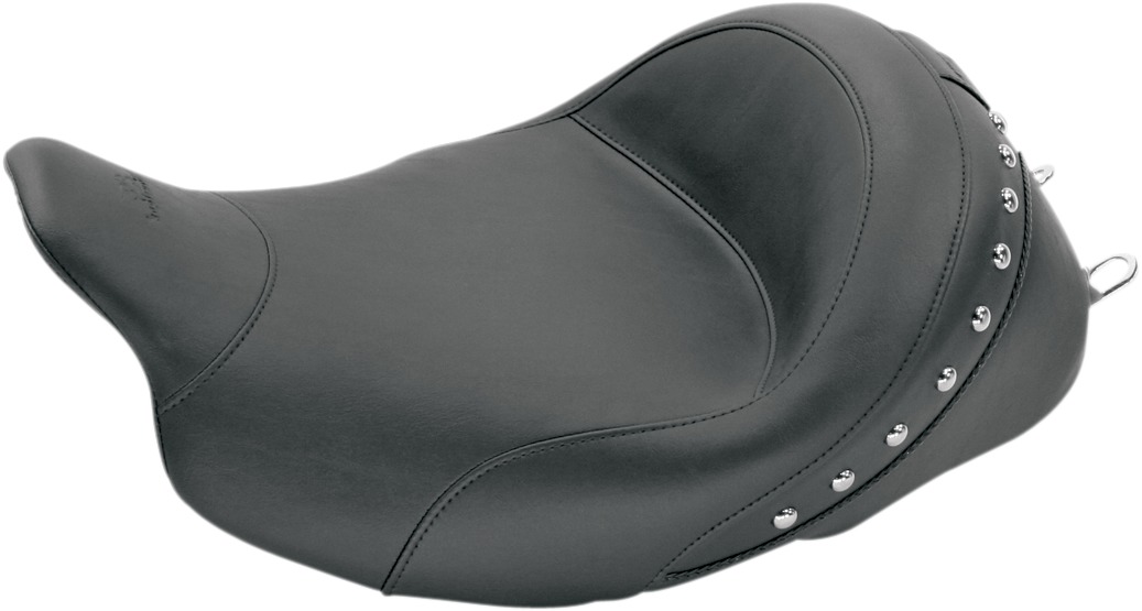 Studded Vinyl Solo Seat - For 08-20 Harley FLH FLTR - Click Image to Close