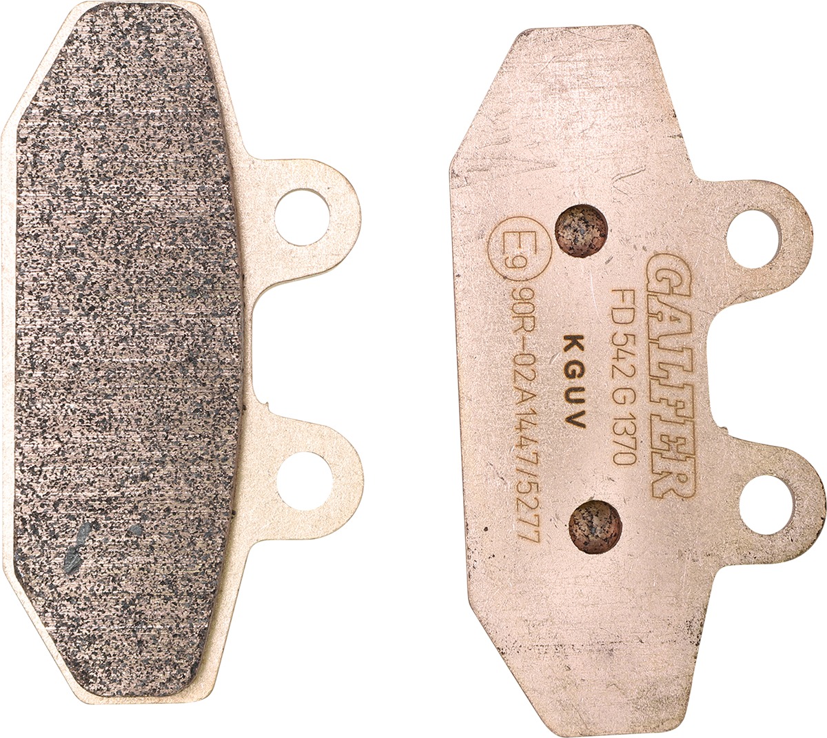 Double-H Sintered Rear Brake Pads - Replaces Harley # 41300197 - Click Image to Close