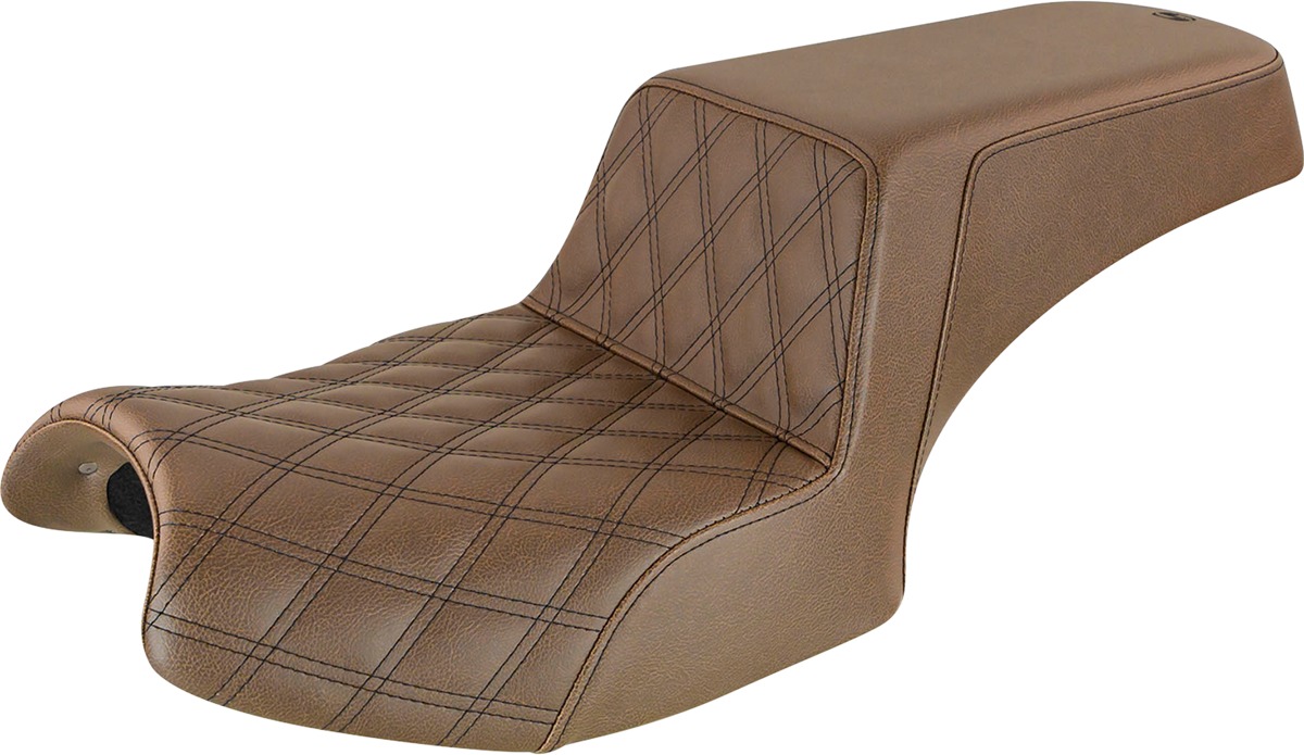 Step-Up Front Lattice 2-Up Seat Brown - For 20-24 Indian Challenger - Click Image to Close