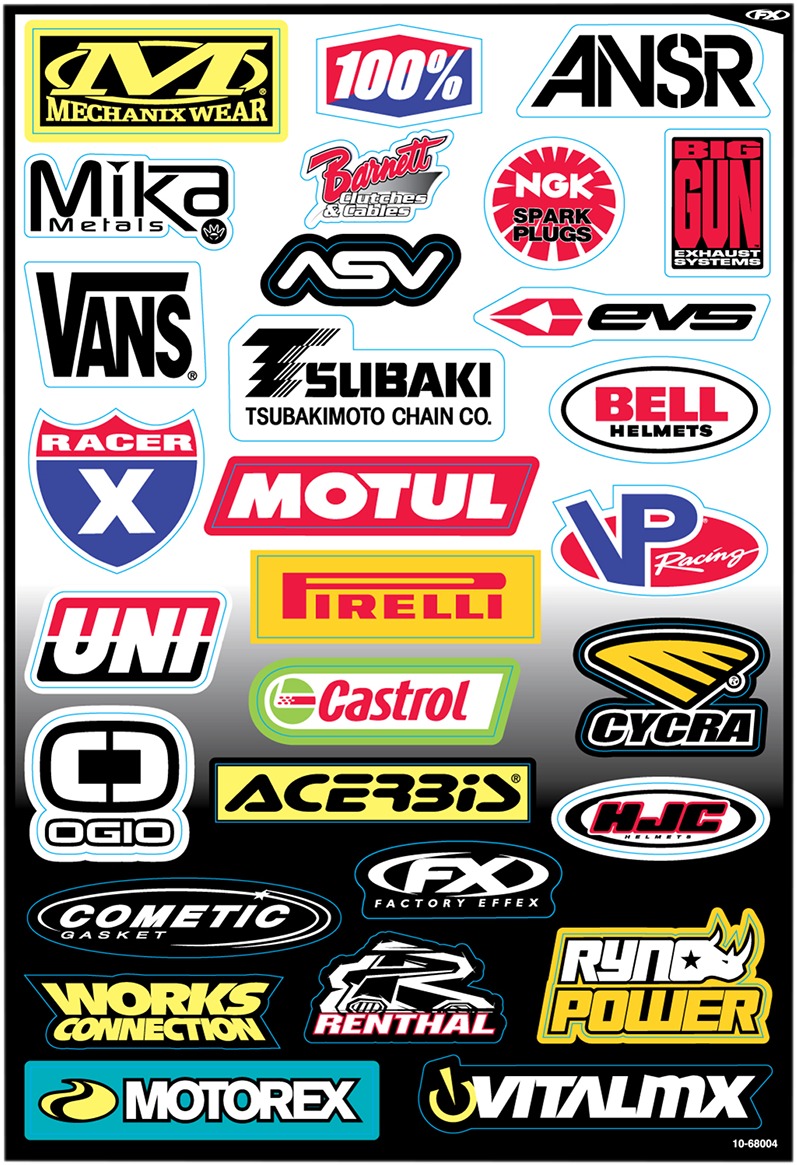 Sponsor Sticker Kits - Sponsor Kit C - Click Image to Close