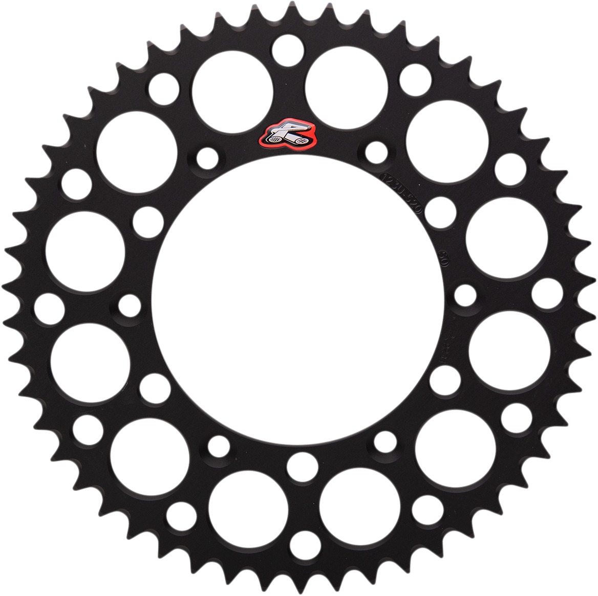 Rear Sprocket Grooved - Black 520-50 Teeth - For 91-22 Suzuki RM 125/250/ RMX250 RM-Z 250/450 - Click Image to Close