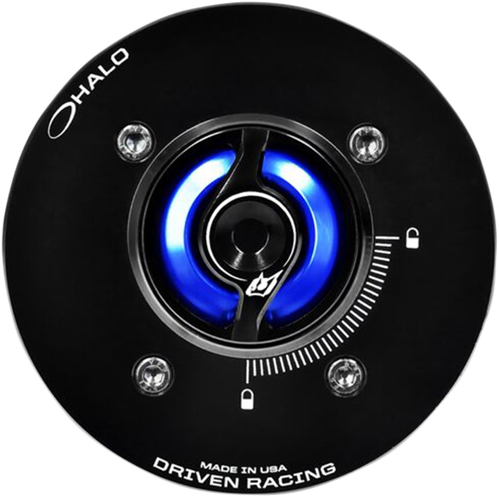 Halo Fuel Cap Bases - Halo Fuel Cap Base Blk Kaw - Click Image to Close