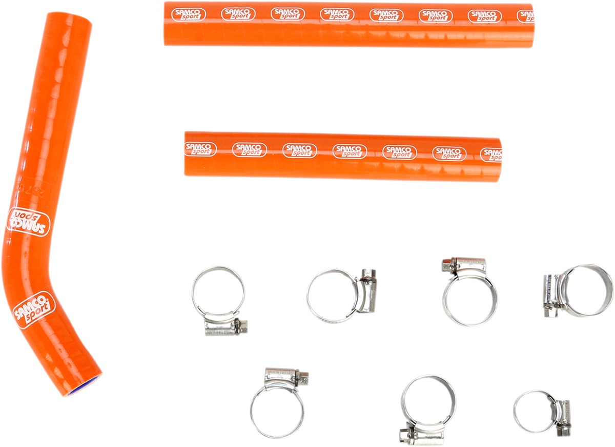 Orange Race Thermostat Bypass Hose Kit - For 12-17 KTM 125/200 EXC XC-W - Click Image to Close