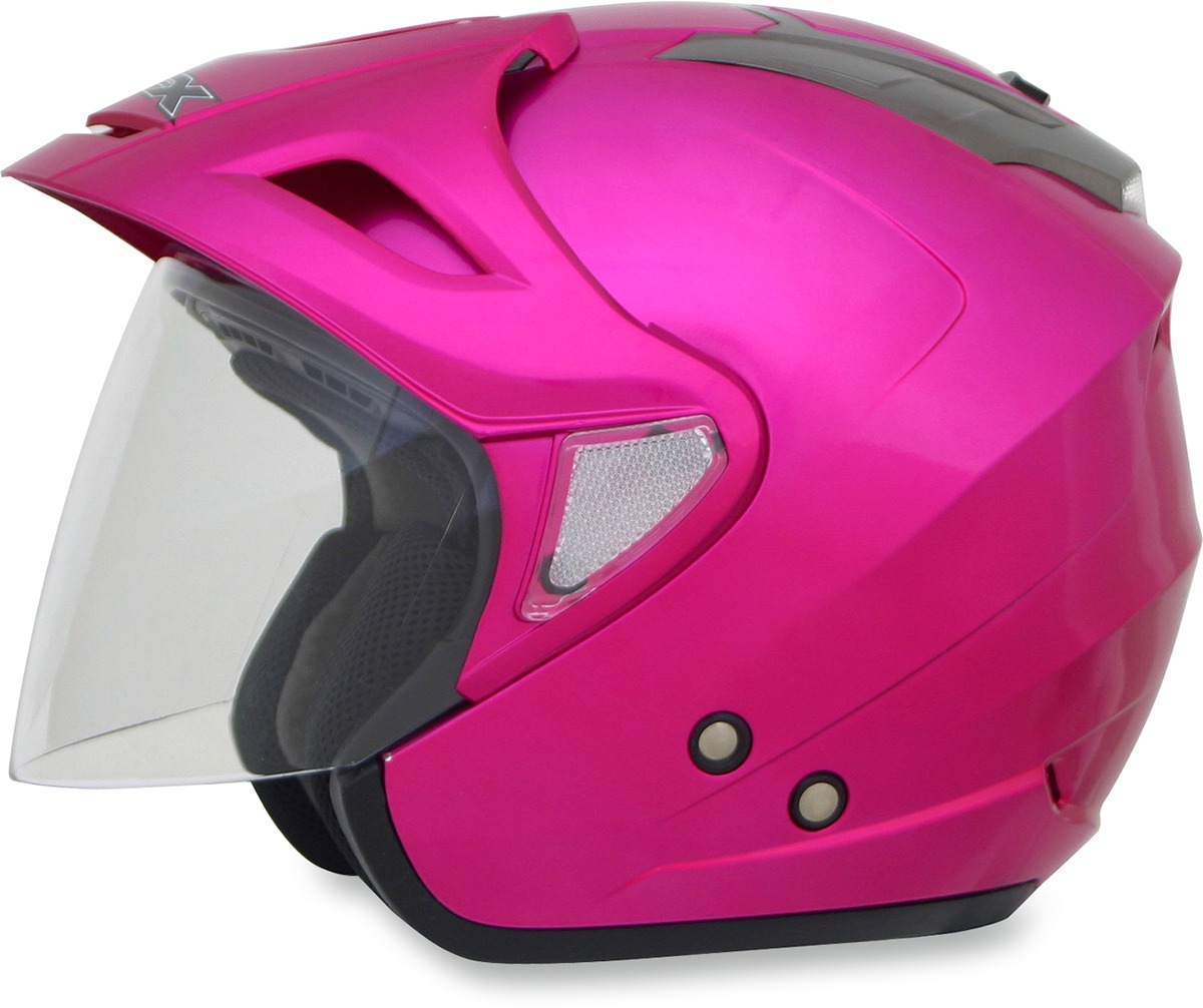 FX-50 Open Face Street Helmet Gloss Pink Small - Click Image to Close