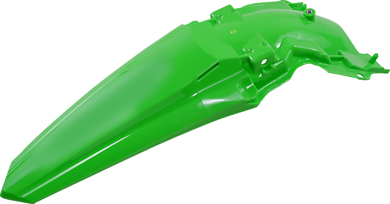 21-23 Kawasaki KX450X Powerflow Rear Fenders OEM Green - Click Image to Close