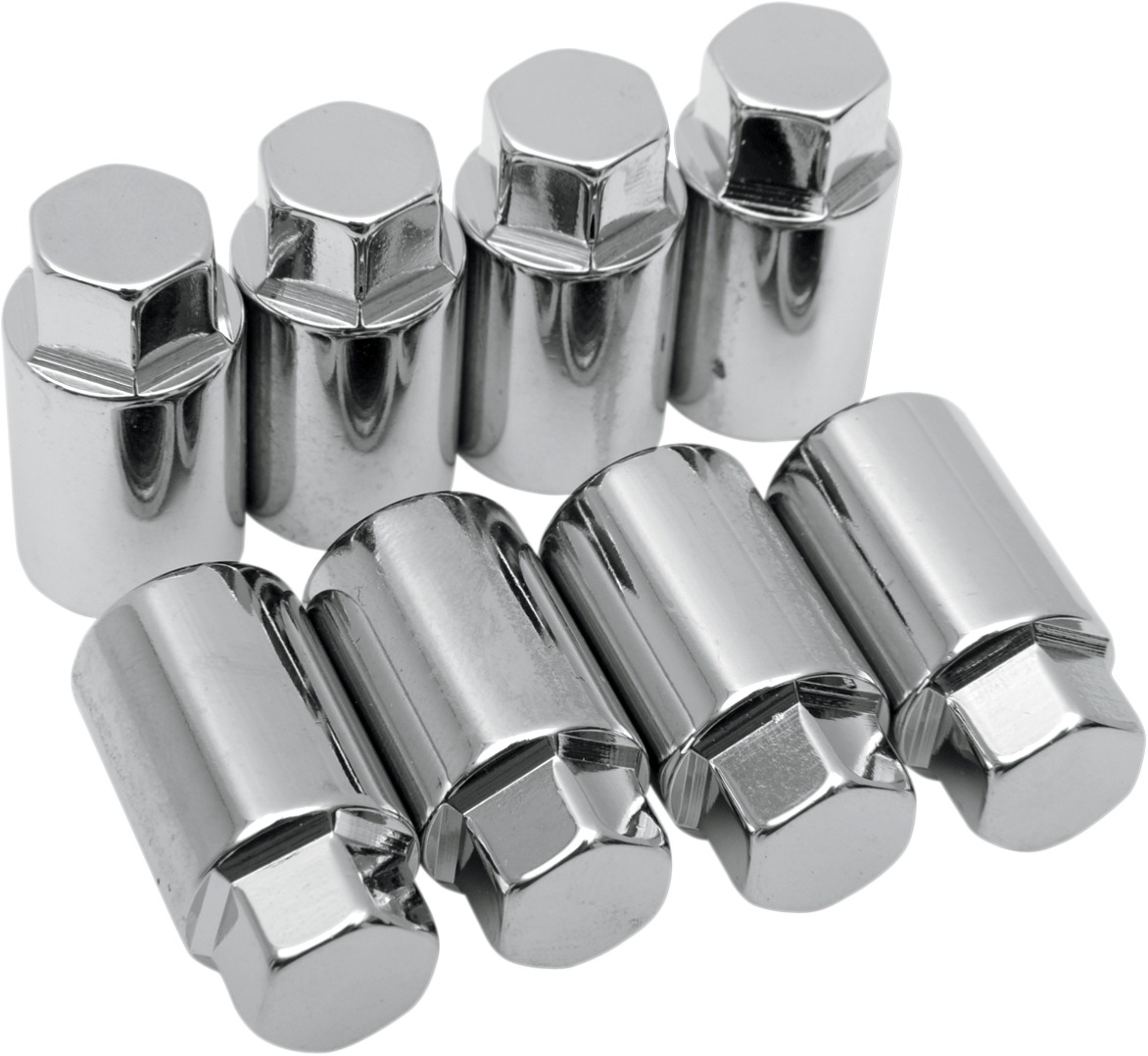 Hi-Torque Chrome Cylinder Base Hardware Nut Kit - Hi-Torque Cyl Base Nuts - Click Image to Close