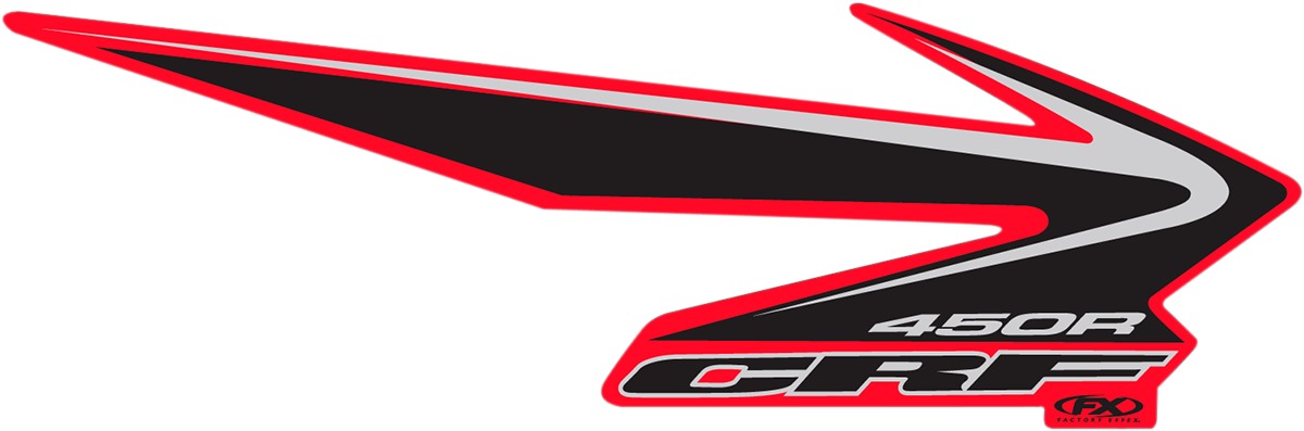 Factory Look Tank / Shroud Graphics - 2009 Style - For 09-12 Honda CRF450 - Click Image to Close