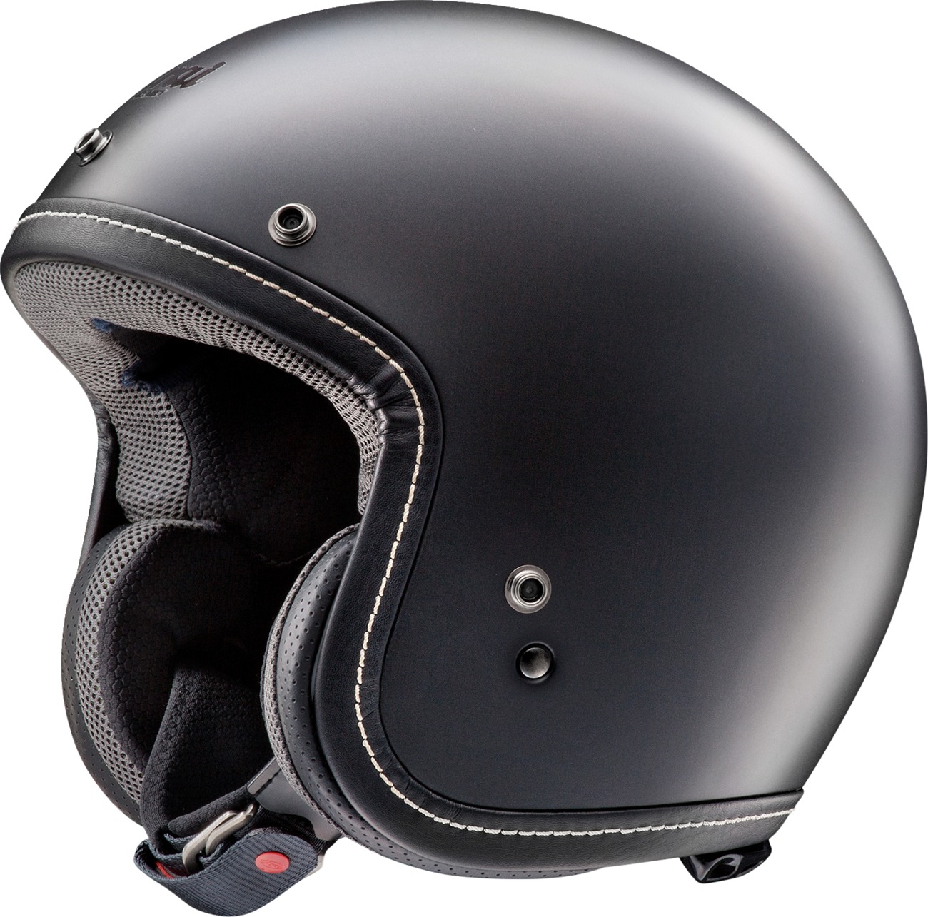 Arai Classic-V Helmet XL Black Frost - Open-face helmet in Black Frost, size XL - Click Image to Close