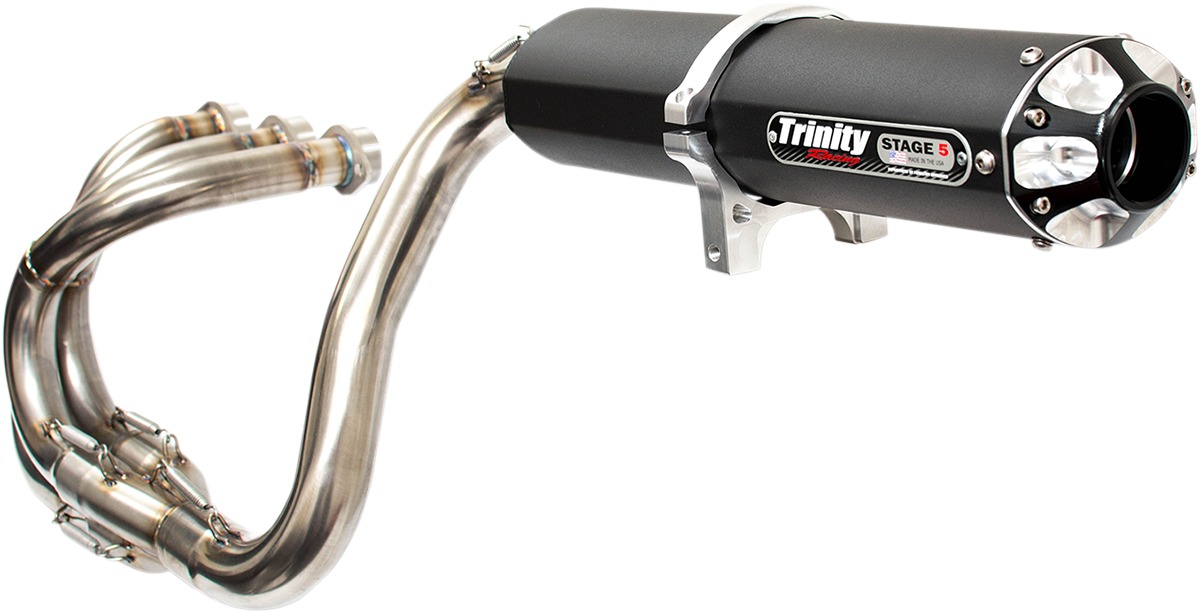 Stage 5 Full Exhaust - Black Muffler - For 16+ YXZ1000R - Click Image to Close