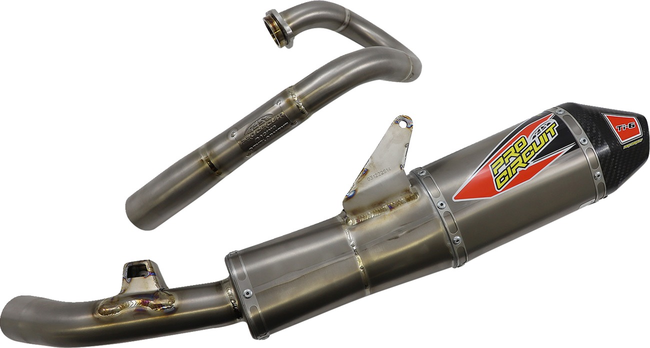 Ti-6 Titanium Full Exhaust - For 22-24 Honda CRF250R & RX - Click Image to Close