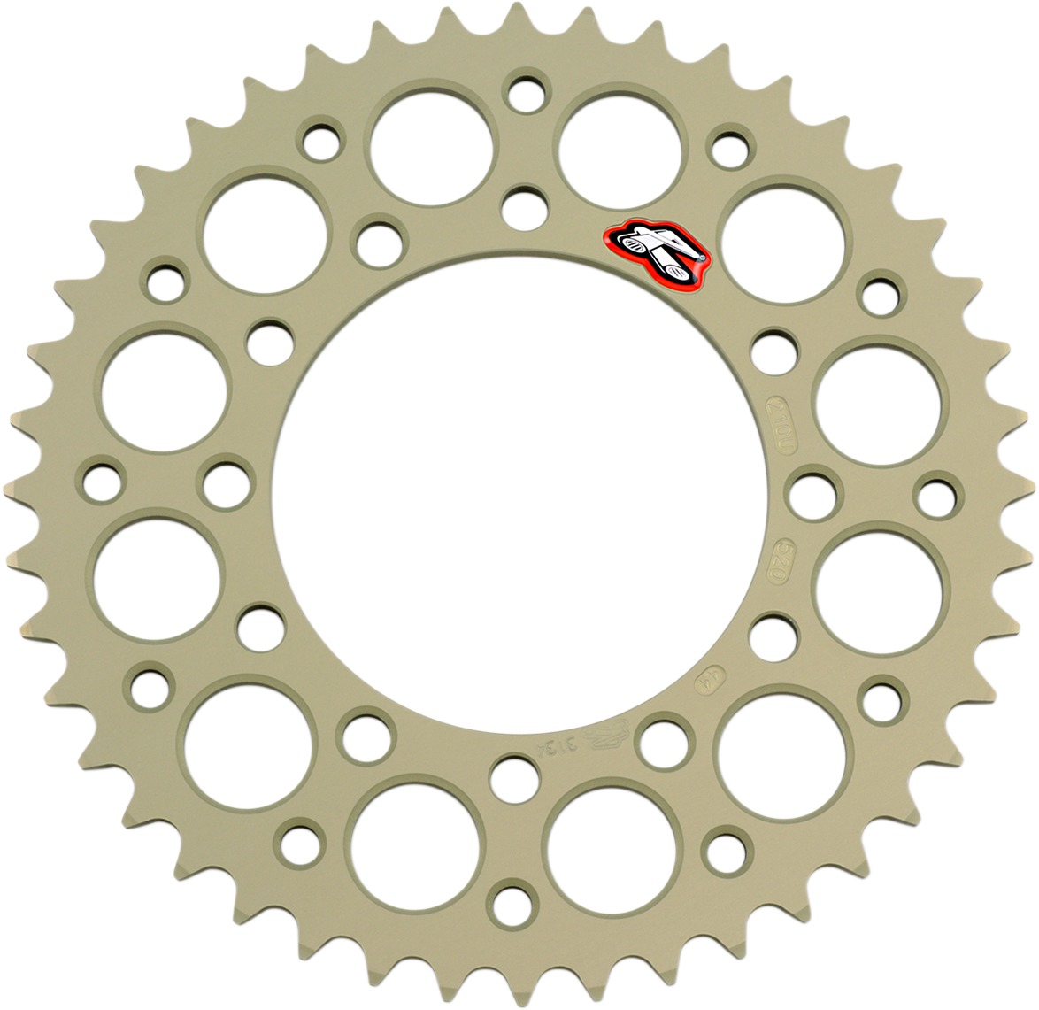 93-96 Kawasaki EL 250 Rear Sprocket Grooved - Hard Anodized 520-44 Teeth - Click Image to Close