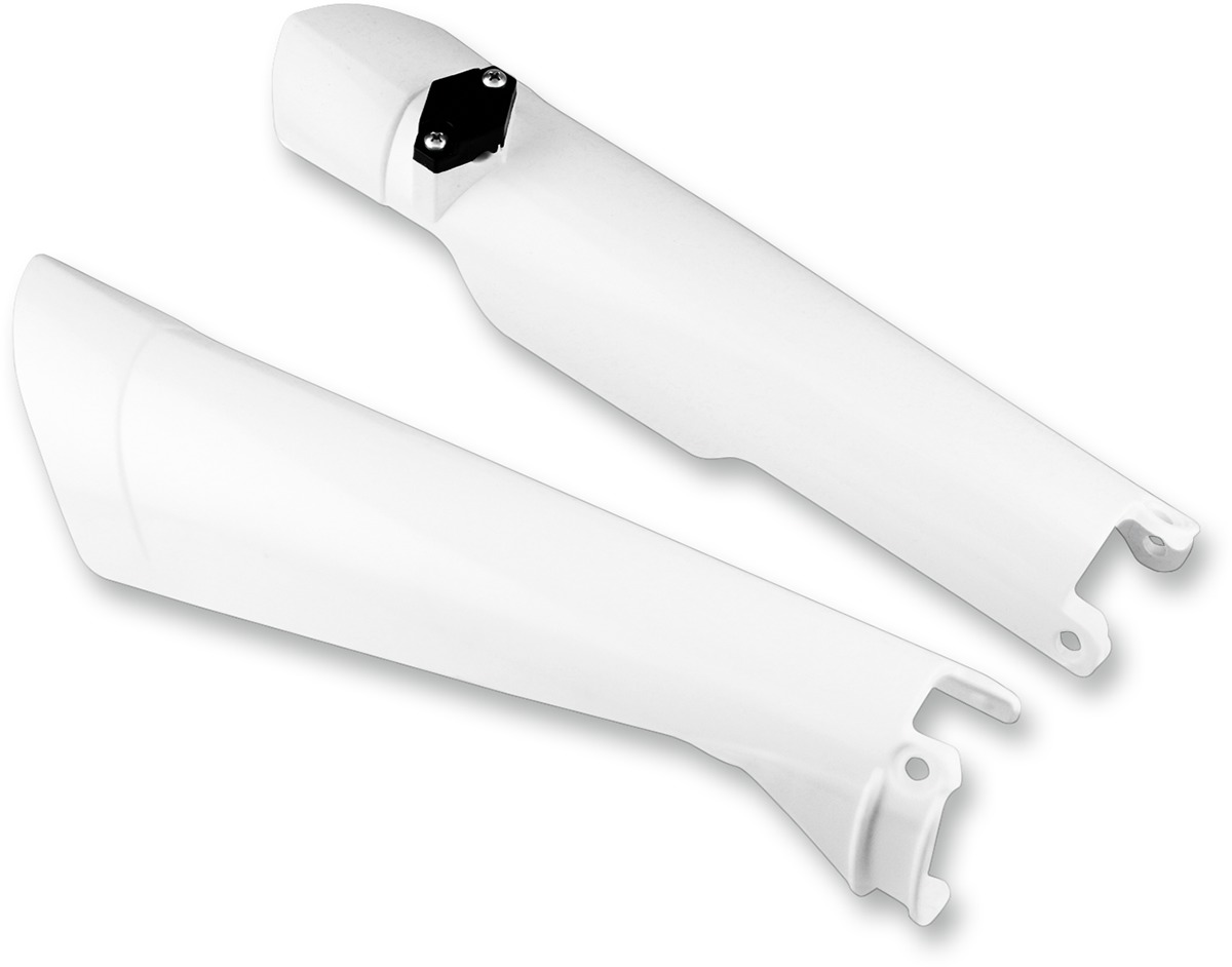 White Fork Guards - Fits 01-14 SX/XC FE/FS/TE Models - Click Image to Close