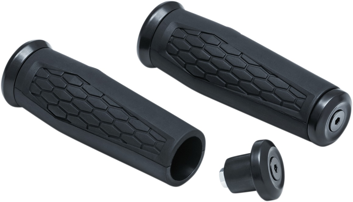 Hex Grips 1inch Universal Black - Click Image to Close