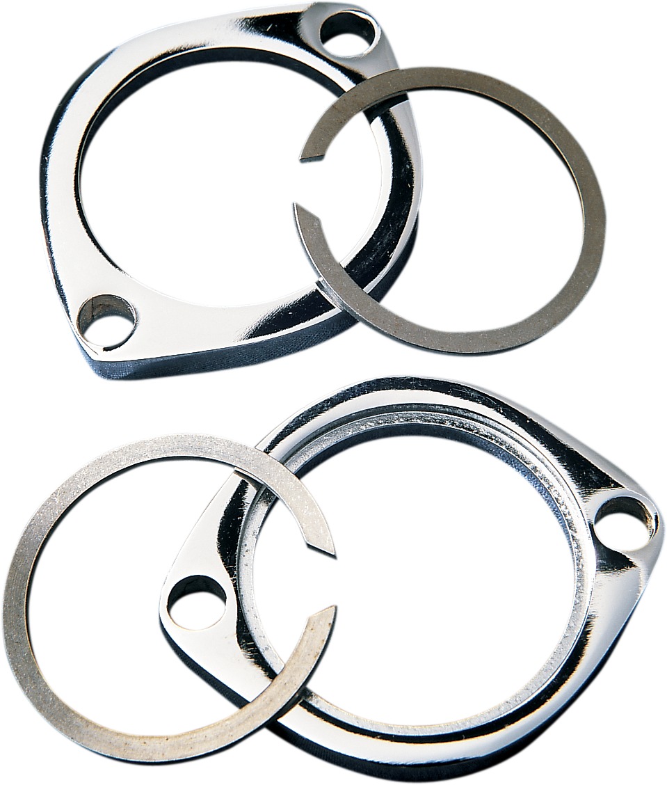 Exhaust Flange Kit replaces 65328-83 & 65325-83 - For 86-22 HD Big Twin & Sportster - Click Image to Close