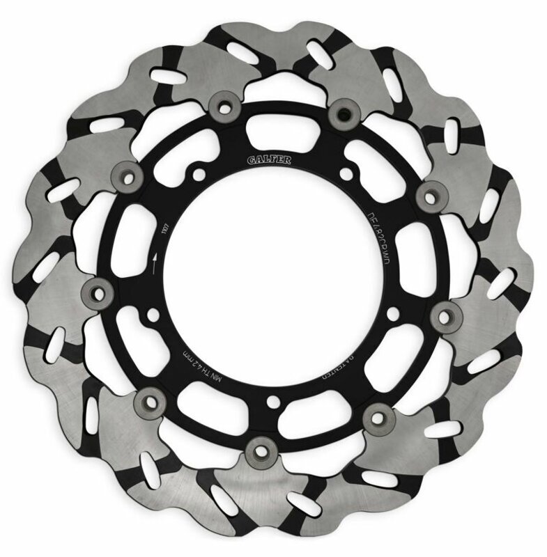 Superbike Wave Brake Rotor - Right Directional - Front Disc - Click Image to Close