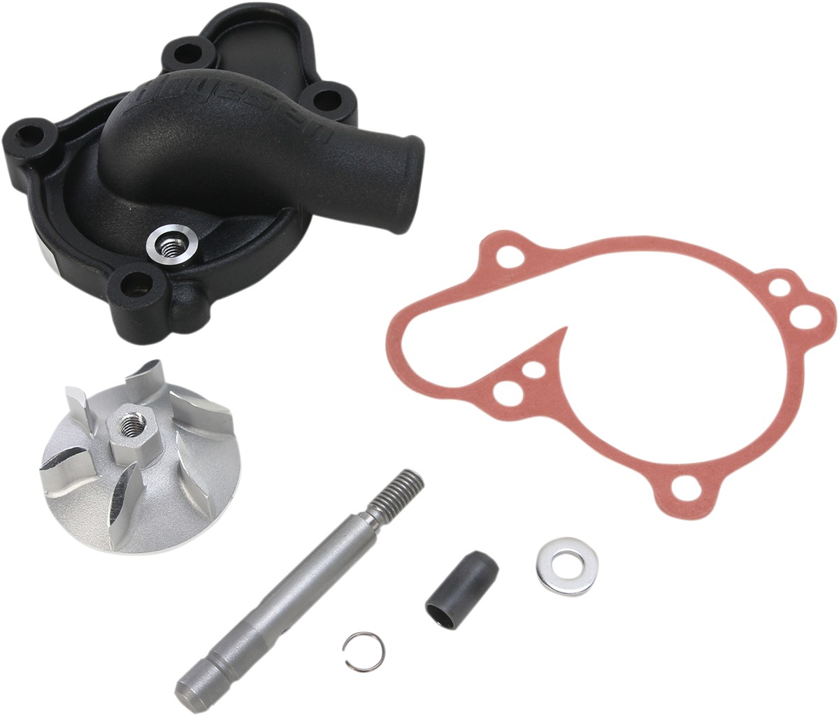 Hy-Flow Water Pump Cover And Impeller Kit Black - Water Pump Cvr/Kit Blk - Click Image to Close