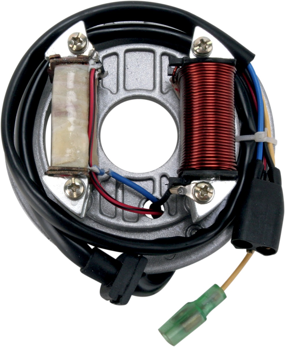 Hotshot High Output Stator w/ 80 Watt Lighting Coil - For 83-84 KDX250 & 84-87 KXT250 Tecate - Click Image to Close