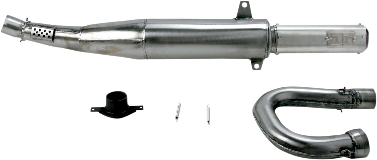 National Pipe Expansion Chamber w/ Muffler - For 96-06 Polaris Trail Blazer 250 - Click Image to Close